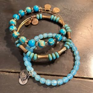 Alex and Ani Bracelets set of 3